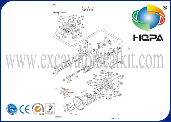 ชิ้นส่วนอะไหล่รถขุด Hitachi EX200-2 EX200-3 4444902 เซ็นเซอร์มุม